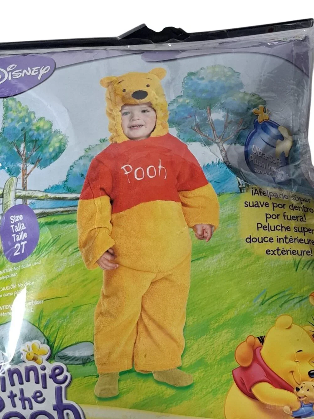 Disney Winnie the Pooh Costume Jumpsuit Disguise Halloween Child 2T One Piece